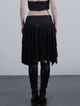 Asymmetric Layered Skirt