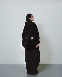 Preorder - backpack hoodie black
