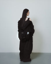 Preorder - backpack hoodie black